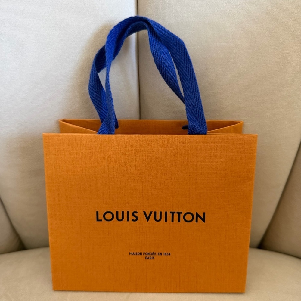 Louis Vuitton Mini Paper Shopping Bag Gift Bag Tote Luxury Reusable Organizer